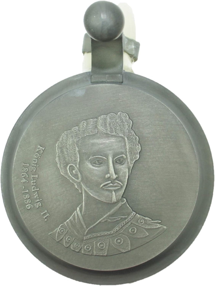 Steinfixx® - Original Oktoberfestkrug 2001 mit Zinndeckel und Zertifikat I Jahrgangskrug I Jahreskru