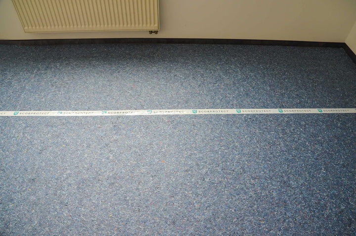 Abdeckvlies Renovierungsvlies Profi grau 1 x 25 m Malerabdeckvlies mit antirutsch Folie 180 g/m²