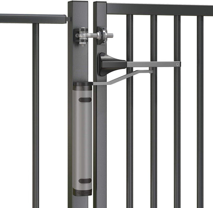 LOCINOX einstellbarer Türschliesser Verticlose 2 Öffnungswinkel 90° / 180° Silber