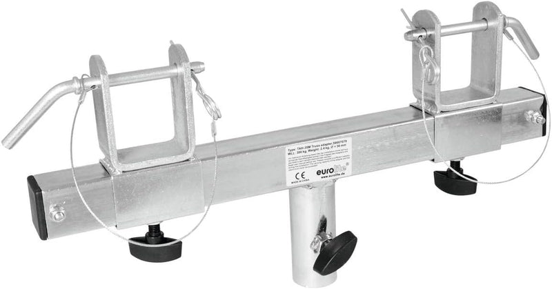 EUROLITE TAH-35M Traversendapter, gross | Adapter von 120 bis 350 mm, 36-mm-Stativhülse, Maximallast