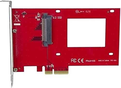 StarTech.com U.2 auf PCIe Adapter für 2,5" U.2 NVMe SSD - SFF 8639 - 4x PCI Express 3.0 - NVMe PCIe