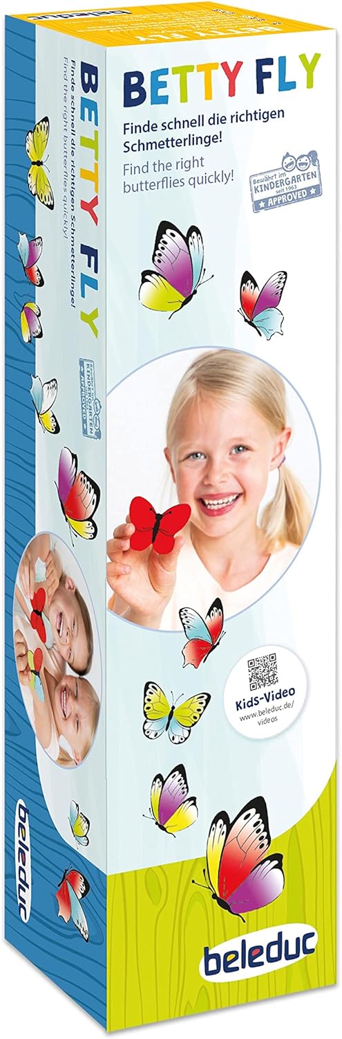 beleduc Schmetterlingsspiel Betty Fly - Würfelspiel Kinder Nocolor, Nocolor