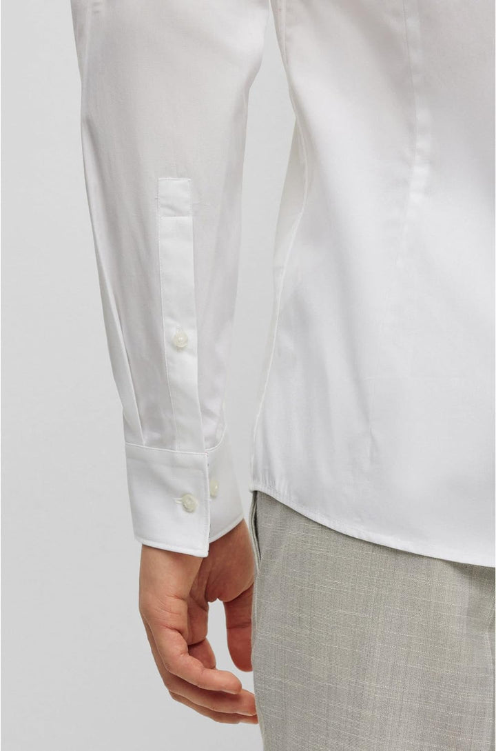 HUGO Herren Ekoy Shirt, Open White199, 38 EU