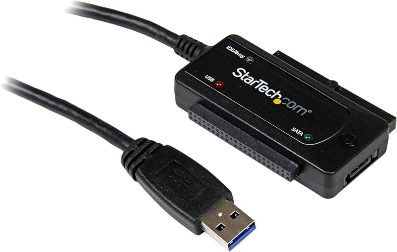 StarTech.com USB 3.0 auf SATA / IDE Festplatten Adapter/ Konverter - USB zu SSD HDD Adapter Kit, USB