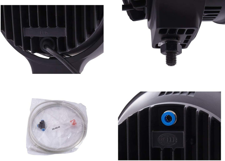 HELLA - LED-Fernscheinwerfer - Luminator Compact LED - ECE-R112/E1 013738/ECE-R10/E1 695 - 1F3 011 8