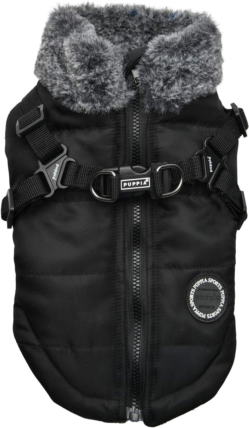 Puppia Donavan Winterweste – Schwarz – L schwarz L, schwarz L