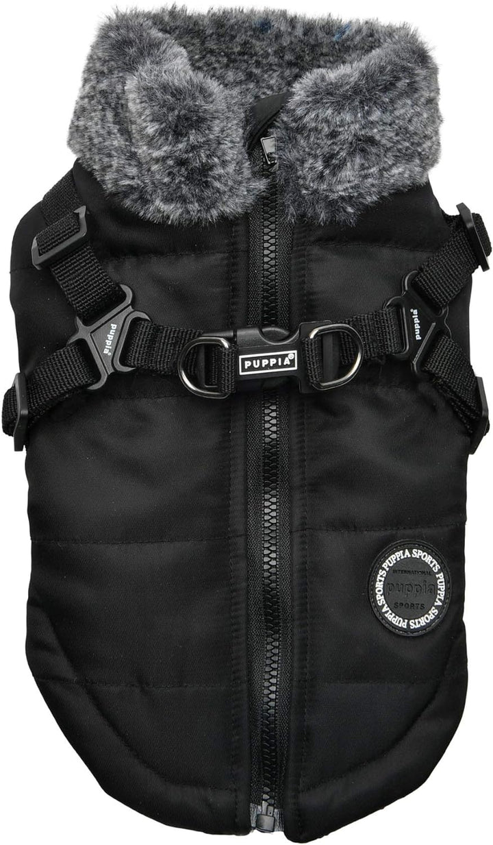 Puppia Donavan Winterweste – Schwarz – L schwarz L, schwarz L