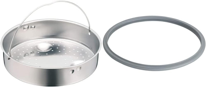 WMF Schnellkochtopf-Zubehör, Dampfer-Einsatz gelocht, 5,8 cm, für Schnellkochtöpfe 3,0-8,5l, Cromarg