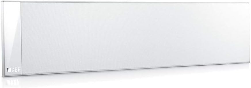 KEF T301c Center-Lautsprecher Weiss Stück|Ultra Flach| 3,5cm tief|10-150W|HiFi|Heimkino|TV, Weiss