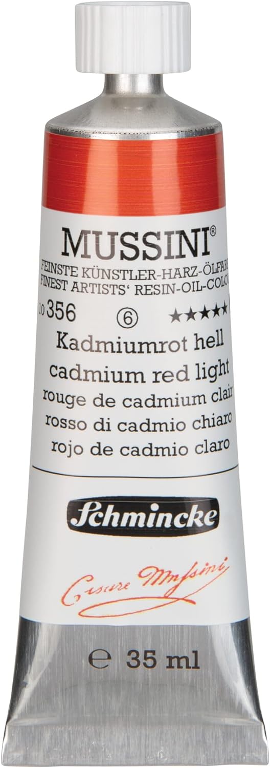 MUSSINI® - feinste Künstler-Harz-Ölfarben, Kadmiumrot hell - 35 ml 356 Kadmiumrot hell 35.00 ml (1er