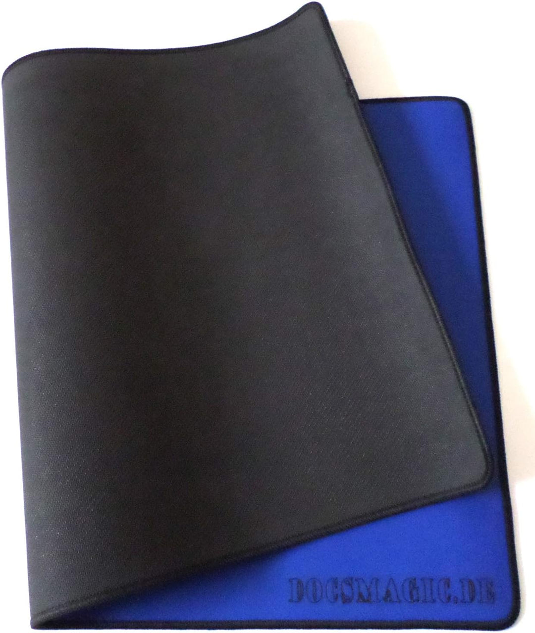 docsmagic.de 5 x Premium Playmat + Tube Big Transparent Blue - 60 x 34 cm - Spielmatte + Transportro