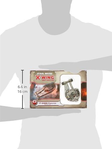 Asmodee HEI0422 - Star Wars X-Wing - YT-2400 Frachter, Erweiterung-Pack