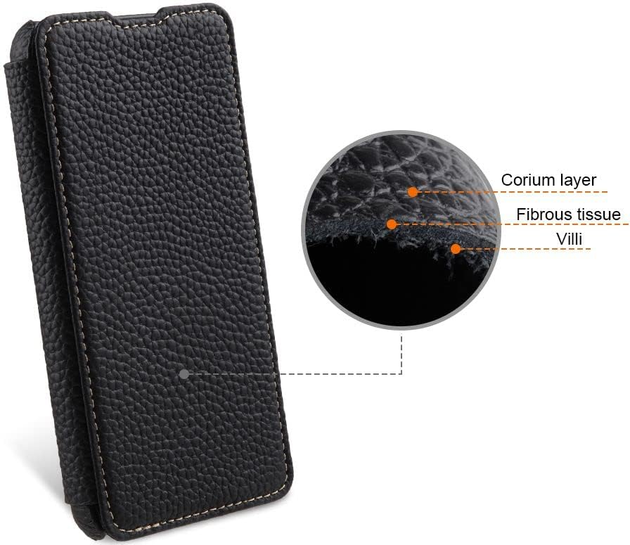 STILGUT Book Case kompatibel mit Samsung Galaxy S23 Hülle aus Leder, Lederhülle, Klapphülle, Handyhü