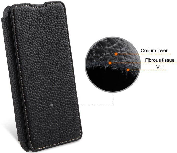 STILGUT Book Case kompatibel mit Samsung Galaxy S23 Hülle aus Leder, Lederhülle, Klapphülle, Handyhü