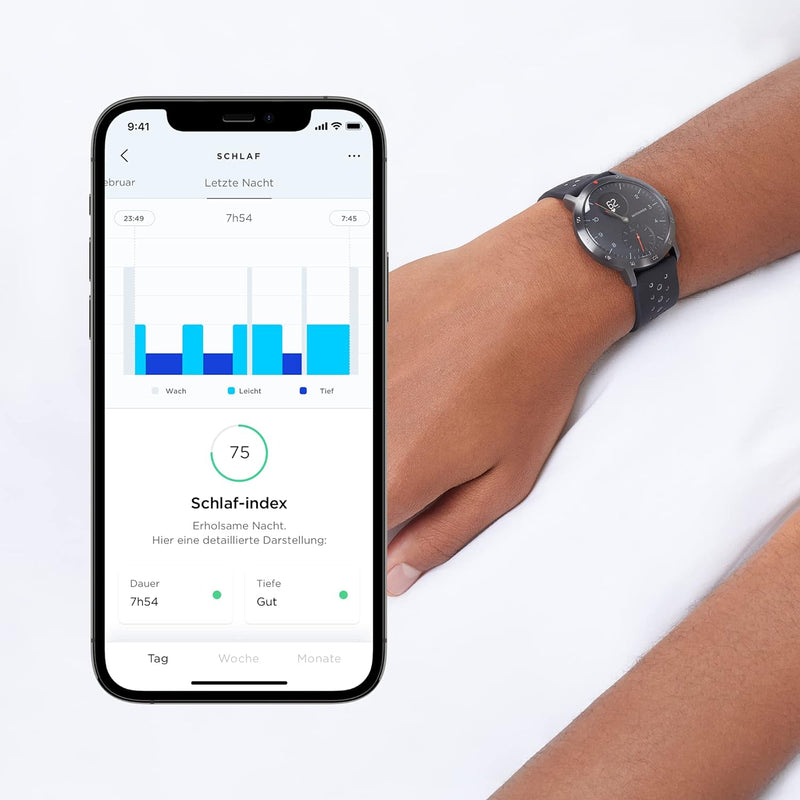 Withings Steel HR Sport - Multisport Hybrid Smartwatch, Connected GPS, Herzfrequenz, Fitnessniveau v