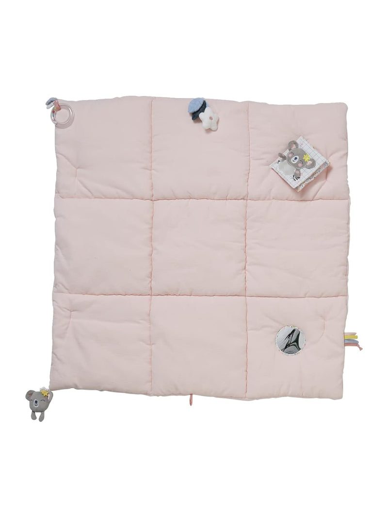 Vertbaudet Activity-Decke mit Spielbögen,Kleiner Löwe, Tansania rosa/Koala ONE Size Rosa/Koala Einhe