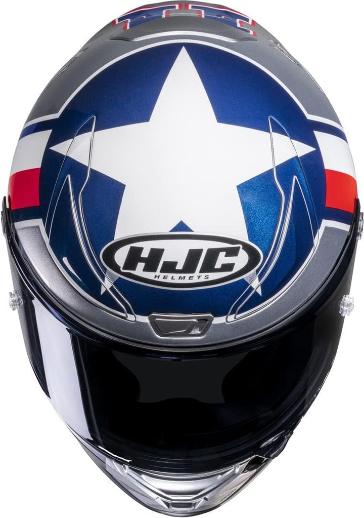 HJC RPHA 1 Ben Spies Silverstar MC21 Racing Helmet Motorradhelm Rennhelm FIM ECE 22.06, M
