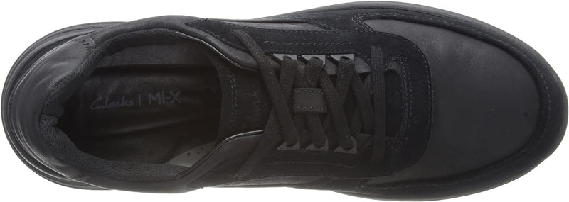 Clarks Herren Racelite Move Sneaker 39.5 EU Schwarz, 39.5 EU Schwarz