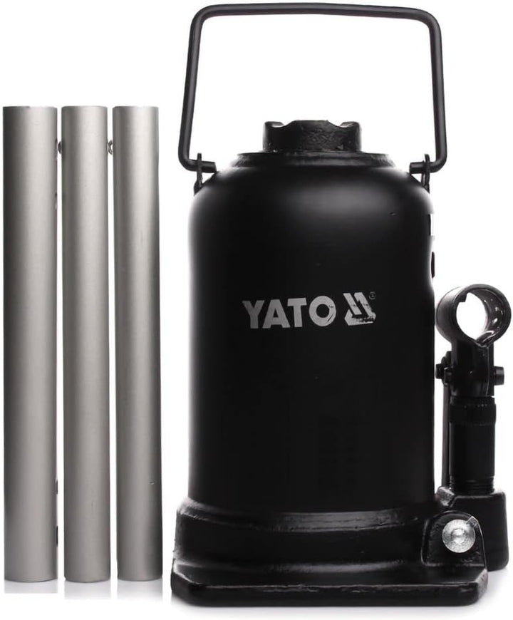 Yato Bottle Jack Two Stage Piston 10T, Schwarz, YT-1714