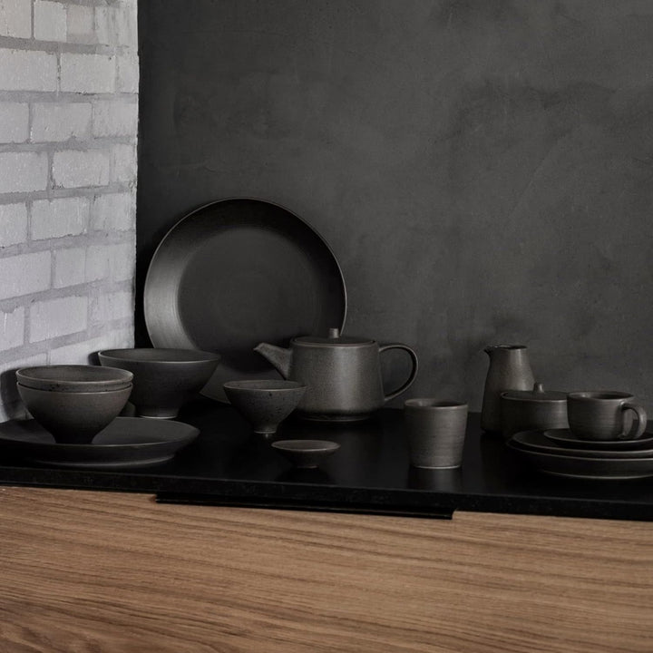 Blomus Salatschale -KUMI- Schale aus Keramik (Espresso, M) M Espresso, M Espresso