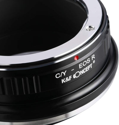 K&F Concept C/Y-EOS R Bajonettadapter Objektiv Ring für Contax Yashica C/Y Objektiv auf Canon EOS R-