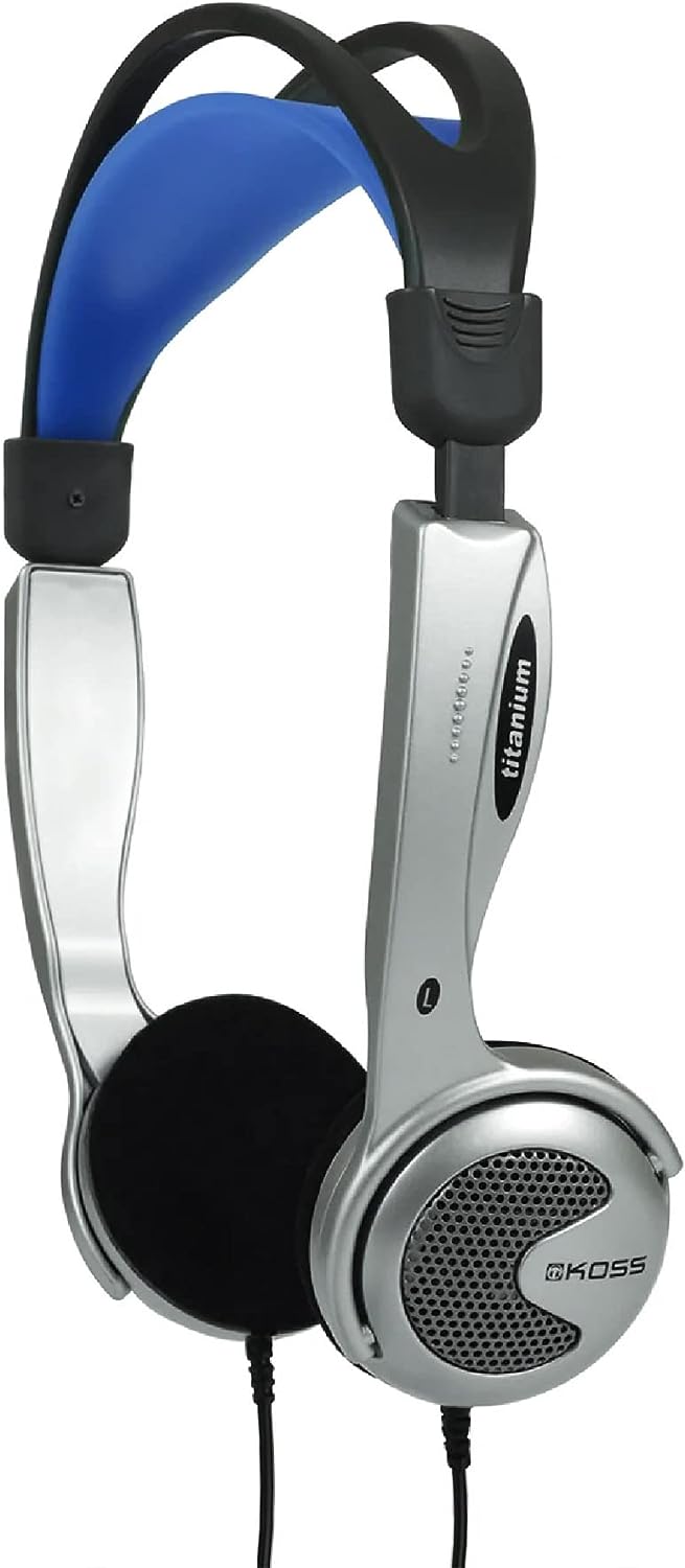 Koss KTXPRO1 Pulse Stereo Over-Ear-Kopfhörer mit Adapter (3,5mm auf 6,3mm Klinkenstecker) Single Sta