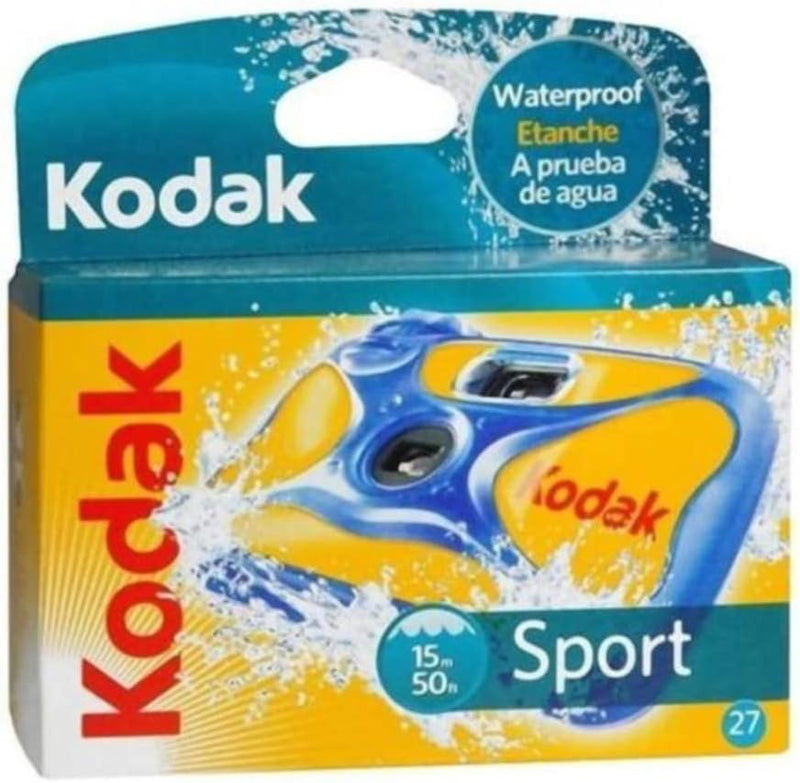 Kodak Sport Unterwasser-Einwegkamera mit 800 Geschwindigkeiten, 27 Belichtungsfolie (2 Stück)