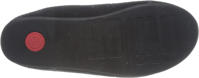 Fitflop Damen Chrissie Ii Hausschuh 36 EU Schwarz, 36 EU Schwarz