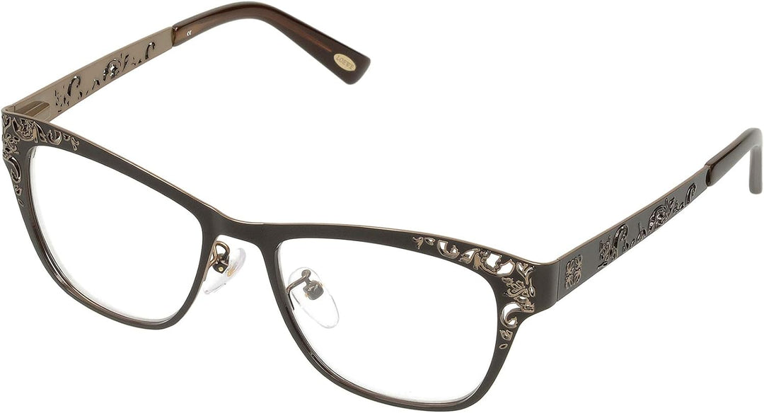 Loewe Unisex-Erwachsene VLW445M510I62 Brillengestelle, Gold (Shiny Bronze), 55