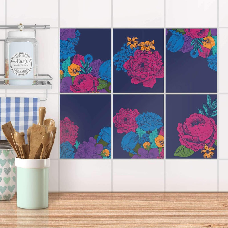 CREATISTO Mosaik Klebefliesen Stickerfliesen Fliesenfolie - Aufkleber Folie für Fliesen I Stickerfli