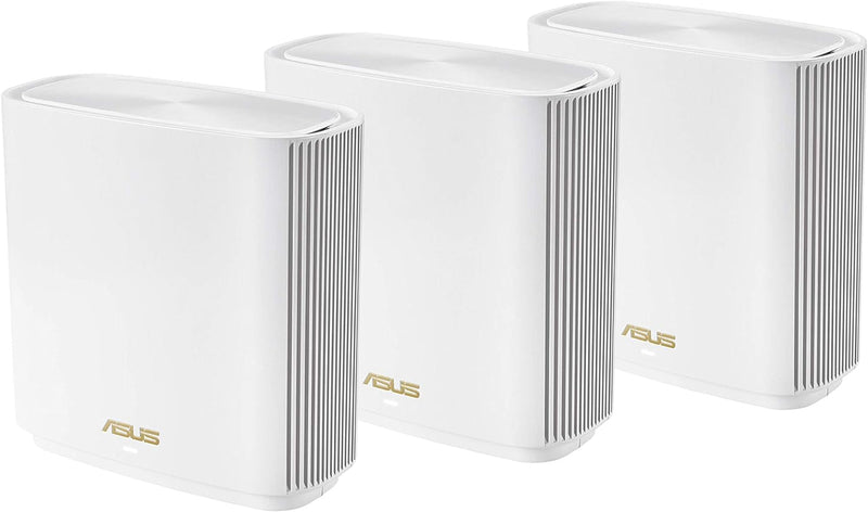 Asus Ai Mesh AX-WLAN System ZenWiFi XT8 (2in1 Mesh Zugangspunkte-Set, AX6600 WiFi 3X Gigabit LAN, 2.