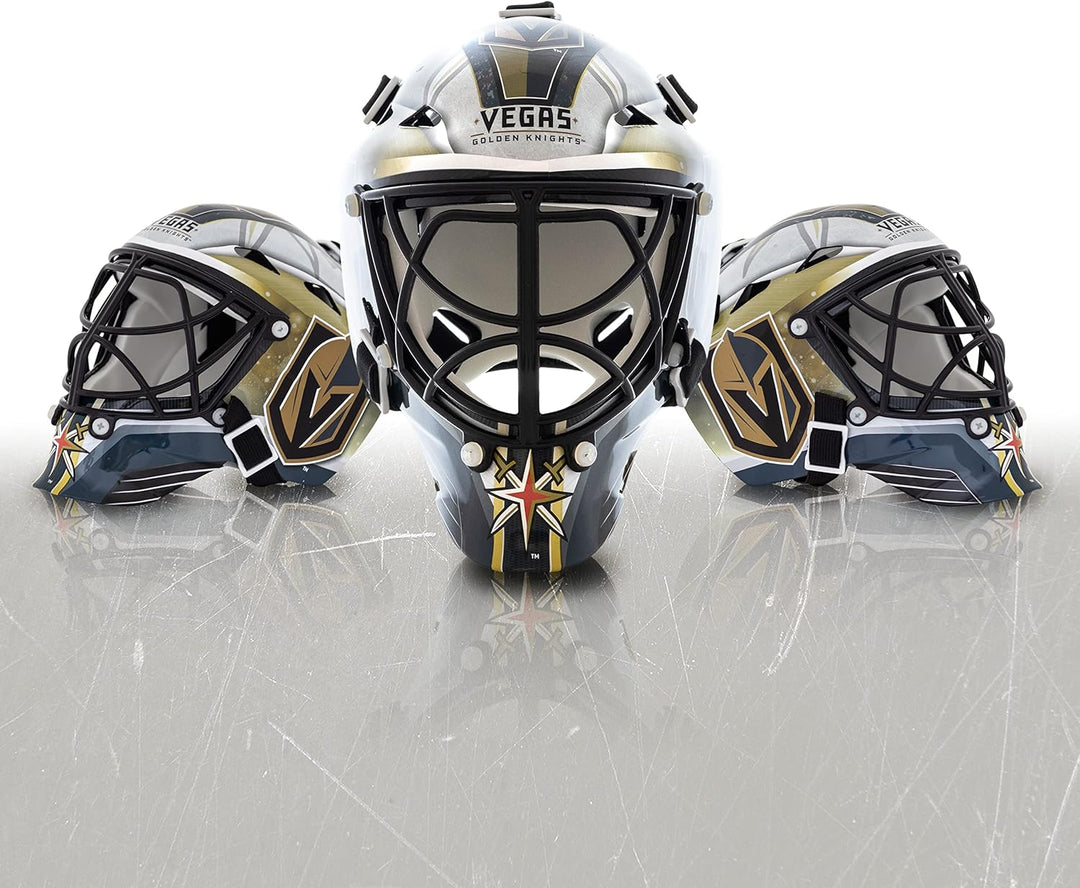 Franklin Sports Eishockey-Sammelartikel Torwart-Helm Mini, Design: Logo Einer NHL-Mannschaft Vegas G