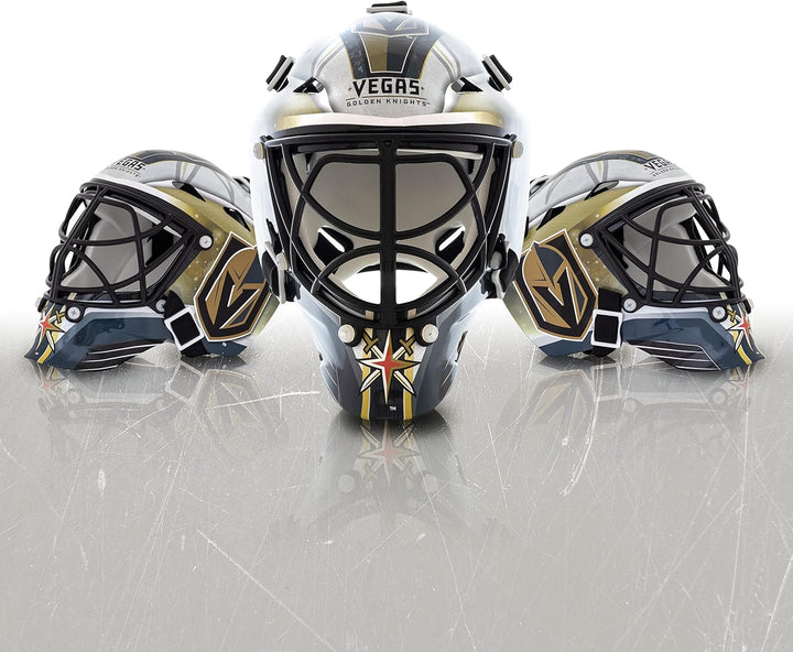 Franklin Sports Eishockey-Sammelartikel Torwart-Helm Mini, Design: Logo Einer NHL-Mannschaft Vegas G