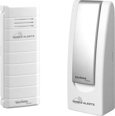 Mobile Alerts MA 10350 3 in 1 - Thermo-Hygrosensor und Wasserdetektor in einem, weiss + MA 10001 Sta