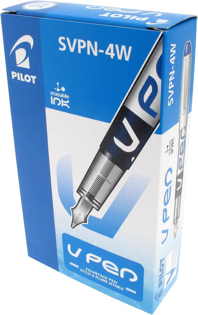 Pilot V-Pen Füllfederhalter (Einwegfüller) 12 Stück blau