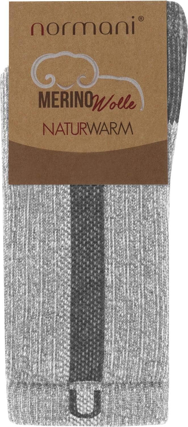 normani Merino Wandersocken für Herren & Damen, 2 oder 3 Paar, Trekkingssocken, Atmungsaktiv, Antibl