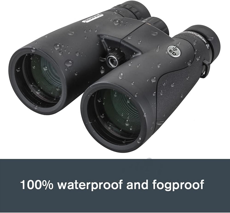 Celestron Nature DX ED 10x50 Binoculars - Premium Extra-Low Dispersion ED Glass Lenses, 10x50