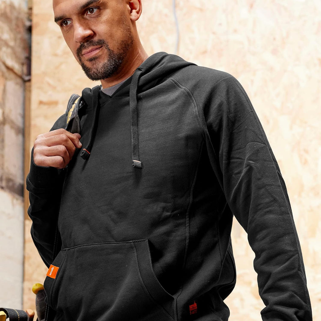 Scruffs Kapuzenpulli „Eco Worker“, schwarz L (T55404) L Schwarz, L Schwarz