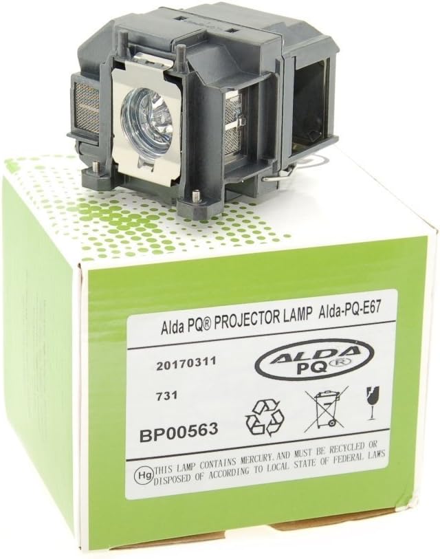 Alda PQ Premium, Beamer Lampe kompatibel mit EPSON EB-S11, EB-W12, EB-W16, EB-X02, EB-X11, EB-X12, E