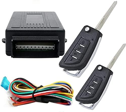 Riloer Auto-Diebstahl-Alarmanlage, 60-100 Meter Lokalisierter Fernalarm, mit Steuerbox + 2 Ersatz-Fe