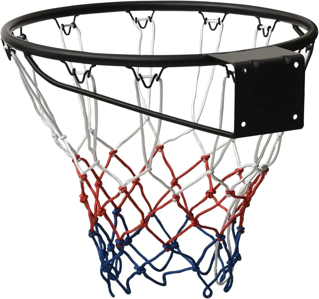 Tidyard Basketballring Basketballnetz Basketballkorb Basketball Basketballring Schwarz 45 cm Stahl