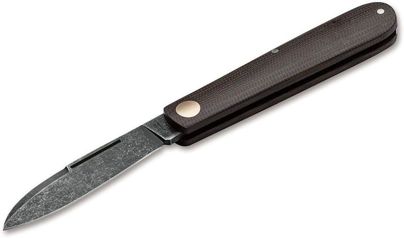 Böker Manufaktur Solingen Barlow Prime EDC Grün Taschenmesser Kohlenstoffstahl/Micarta Grün, Klingen