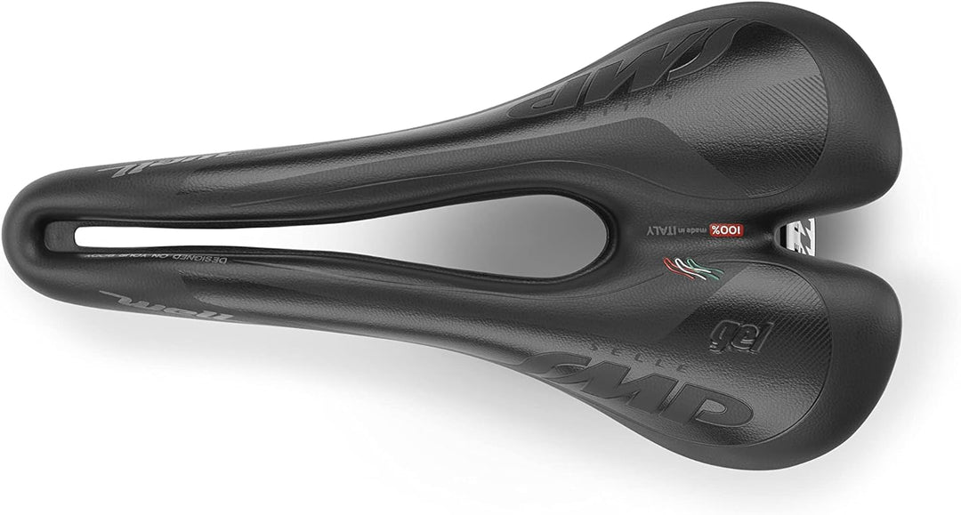 SMP Unisex – Erwachsene Well Gel Sattel, Schwarz, Einheitsgrösse