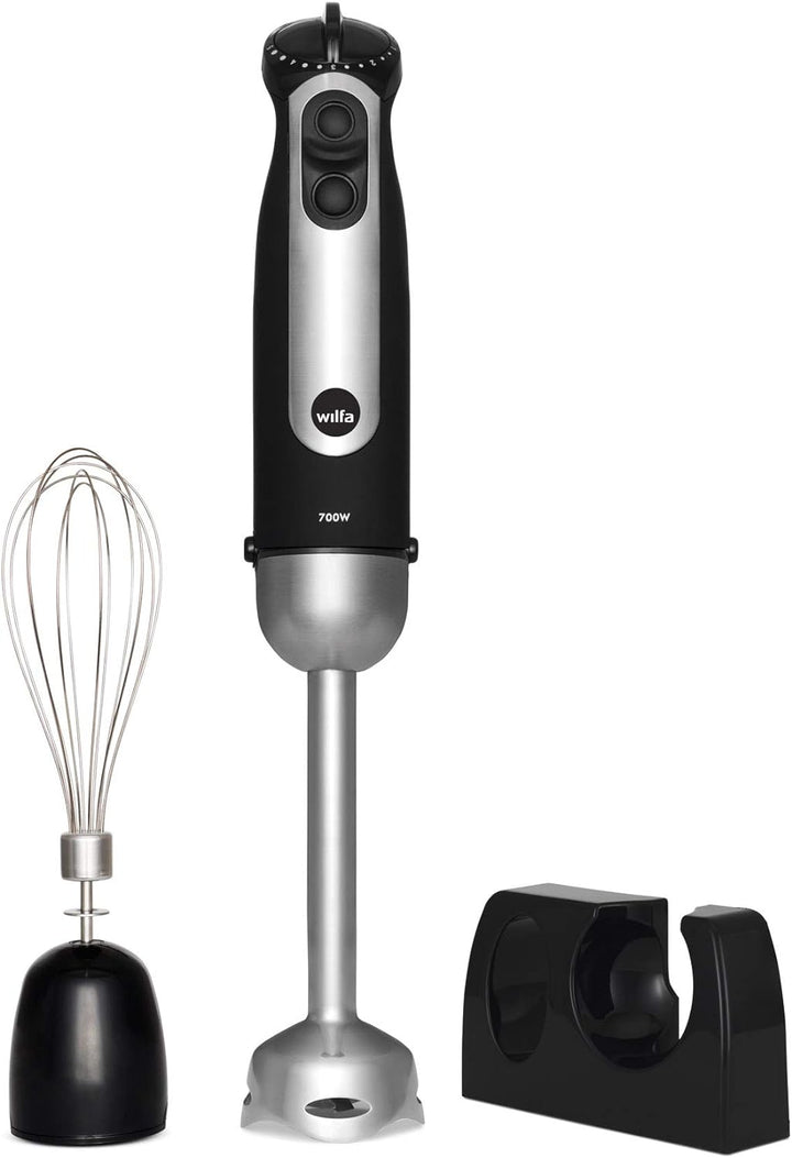 Wilfa ESSENTIAL Stabmixer - mit leistungsstarkem 700 Watt Motor und verstellbarer Geschwindigkeit, s