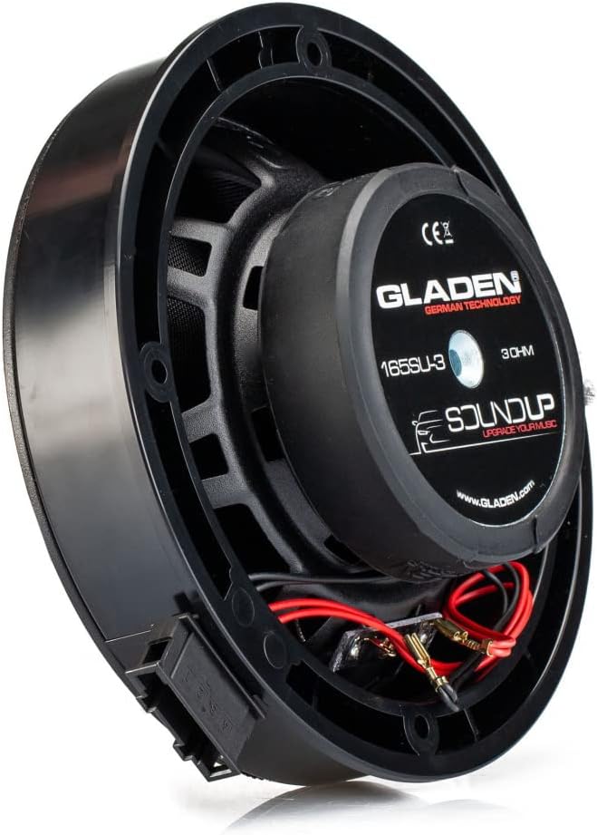 Gladen ONE-T6.1 Appearance Lautsprecher Boxen kompatibel mit VW T6.1 Vordertüren Plug n Play Sound S