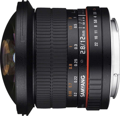 Samyang 7474 12mm F2.8 Objektiv für Anschluss Fuji X, Fuji X