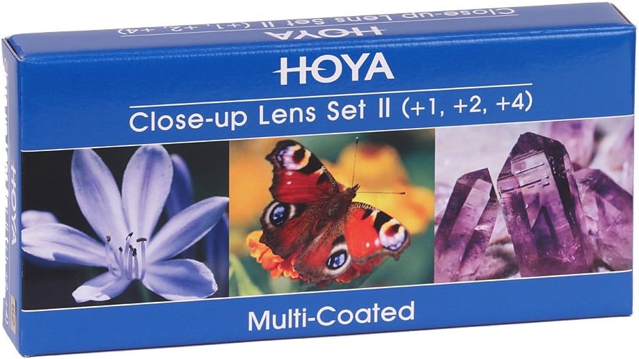 Hoya NAHLINSE SET2 (+1 +2 +4) Close-up Kit schwarz 49 mm, 49 mm