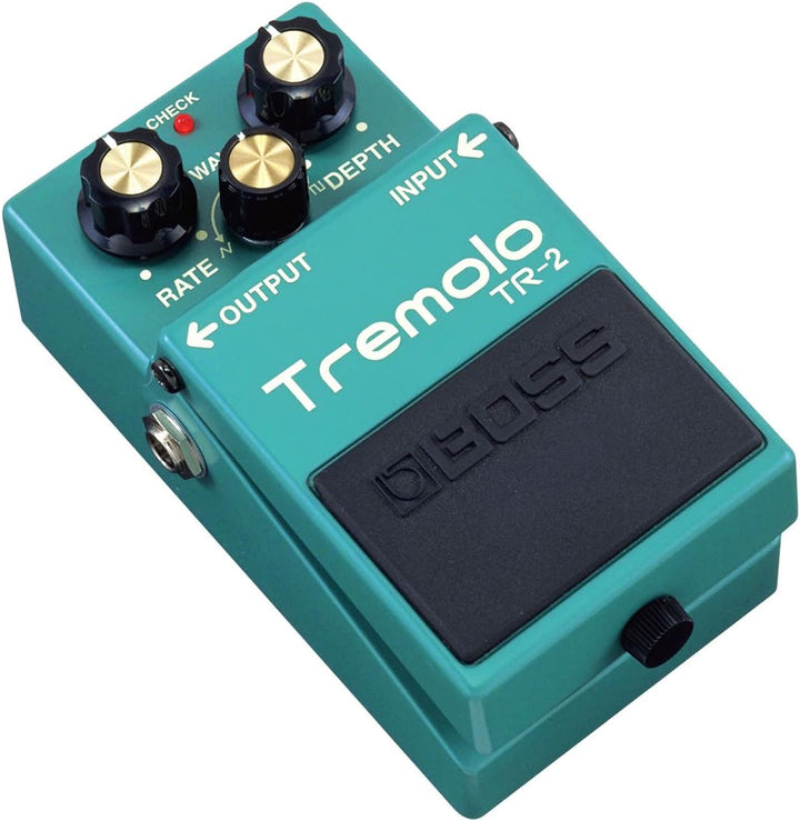 Boss TR-2 Tremolo Effekt-Pedal + keepdrum 9V Netzteil