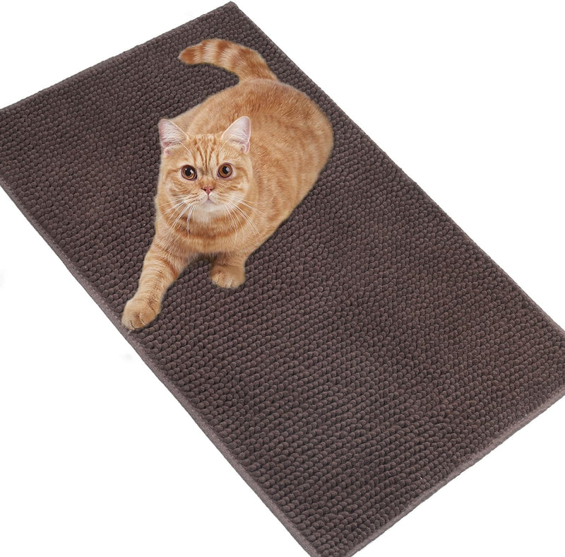 VIVAGLORY Soft Katzenklo-Matte, Extragrosse Streufangmatte für die Indoor Katze, Maschinenwaschbar C