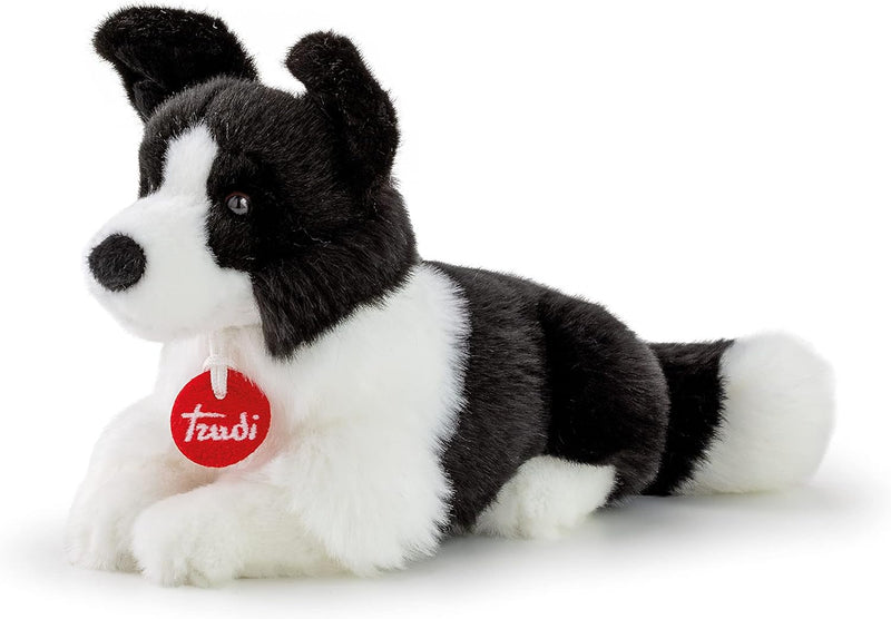 trudi TUDN7000 Animals Klassik Plüschtier Border Collie Scott ca. 25 cm lang, Grösse S, hochwertiges